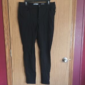 Black Slim Fit Pants mid rise skinny